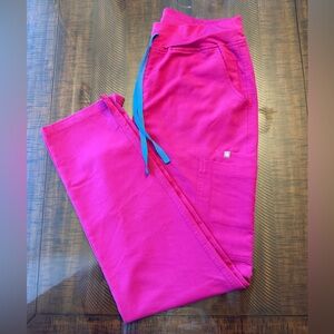Figs Raspberry Yola scrub pants